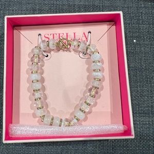 Brand new in box Stella and dot bohemian stretch bracelet